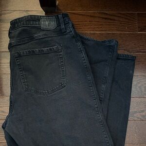 Hollister Women's Dark Denim Dad Jeans